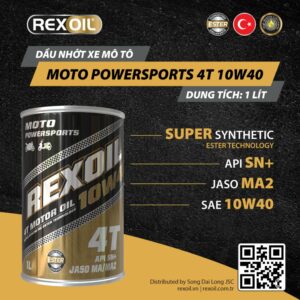 REXOIL MOTO POWERSPORT 4T 10W40 1L (2025)